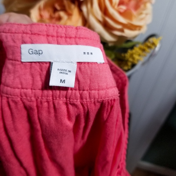 | gap | dark melon pleated detail shift dress - Picture 4 of 5